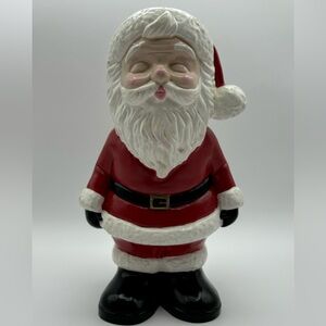 Santa Kissing Ceramic Hand Painted NK 1976 ~7 1/4 Inches Christmas Holidays